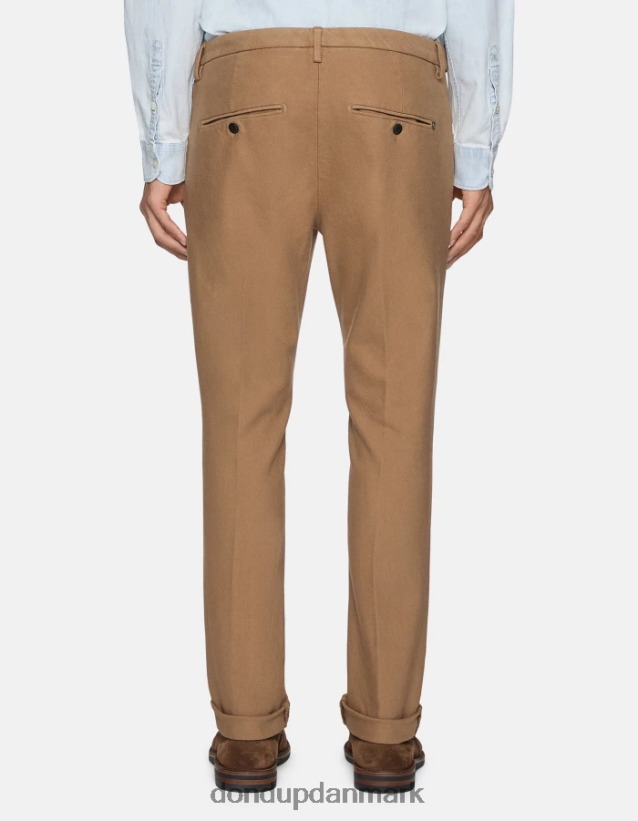gaubert slim fit bomuldsbukser Mænd 0XD0D0779 sand DONDUP beklædning