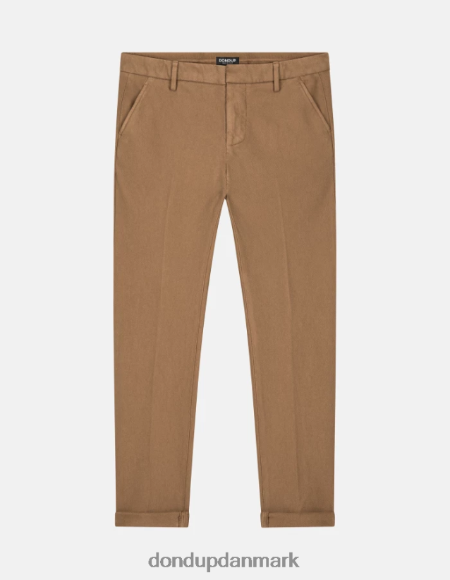 gaubert slim fit bomuldsbukser Mænd 0XD0D0779 sand DONDUP beklædning
