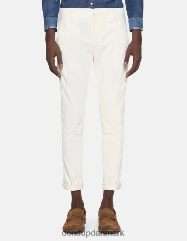 gaubert slim-fit fløjlsbukser Mænd 0XD0D0761 alabastro DONDUP beklædning