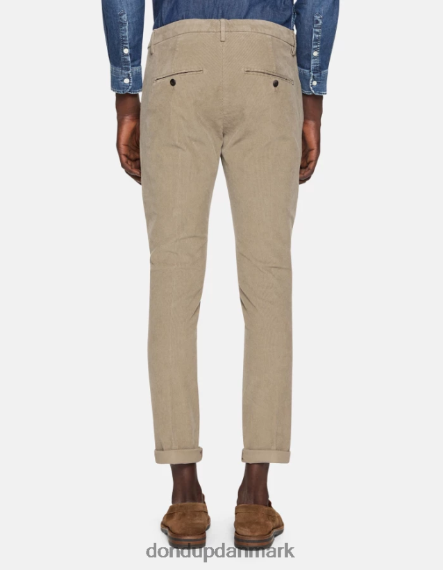 gaubert slim-fit fløjlsbukser Mænd 0XD0D0762 taupe DONDUP beklædning