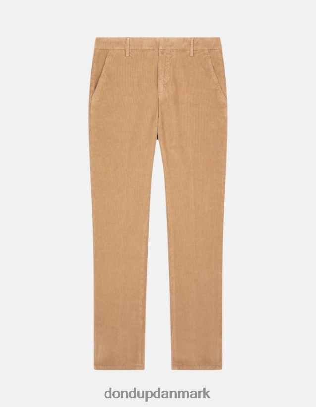 gaubert slim-fit fløjlsbukser Mænd 0XD0D0763 sand DONDUP beklædning