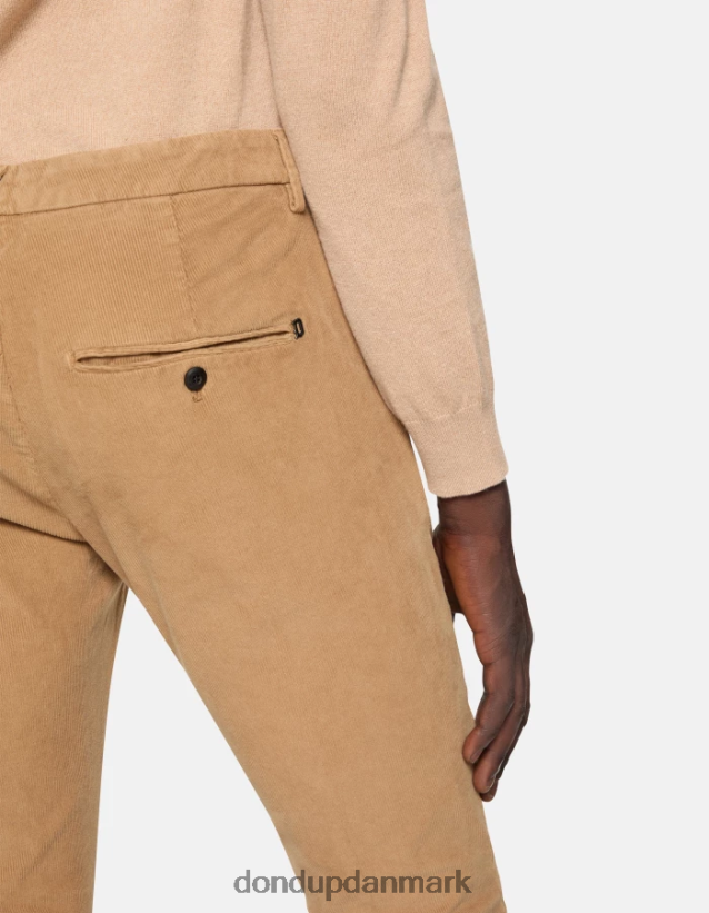 gaubert slim-fit fløjlsbukser Mænd 0XD0D0763 sand DONDUP beklædning