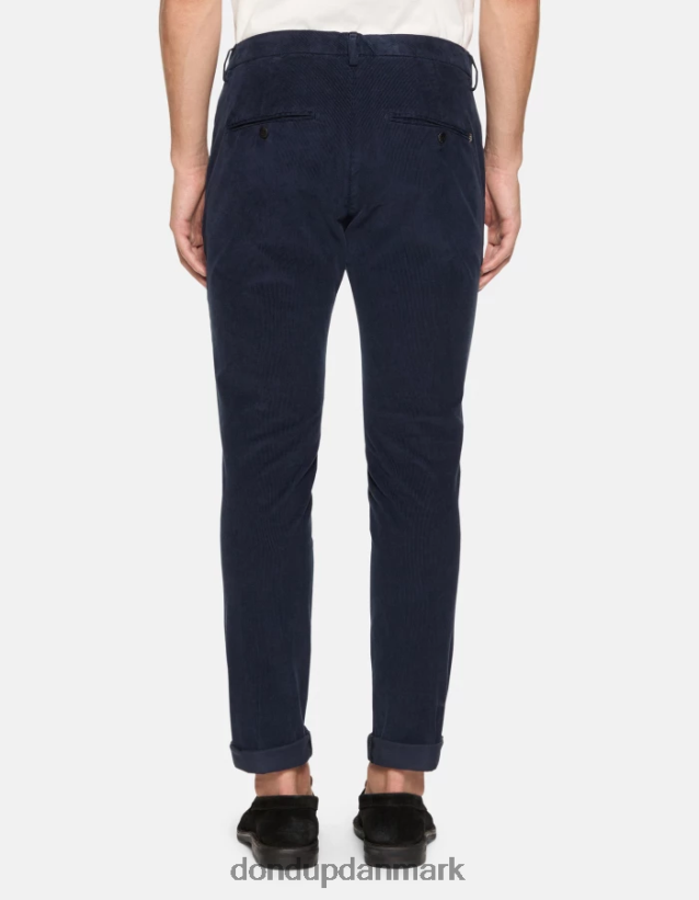 gaubert slim-fit fløjlsbukser Mænd 0XD0D0767 Marine blå DONDUP beklædning