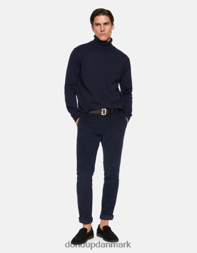 gaubert slim-fit fløjlsbukser Mænd 0XD0D0767 Marine blå DONDUP beklædning