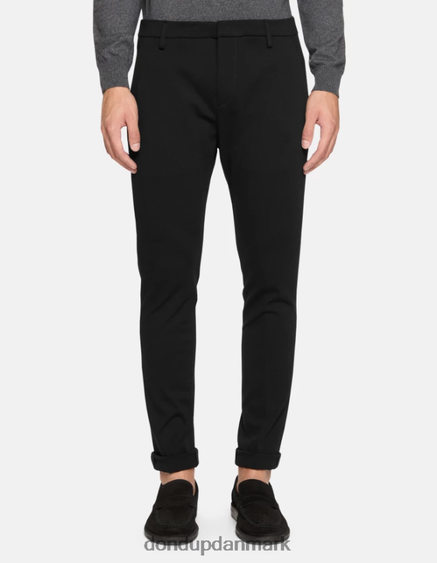 gaubert slim fit jerseybukser Mænd 0XD0D0731 sort DONDUP beklædning