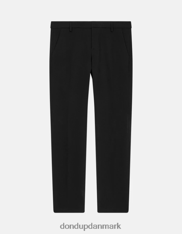 gaubert slim fit jerseybukser Mænd 0XD0D0731 sort DONDUP beklædning