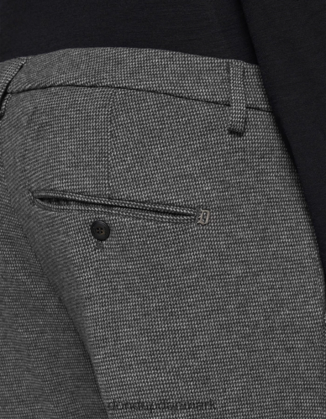 gaubert slim fit jerseybukser Mænd 0XD0D0790 sort DONDUP beklædning