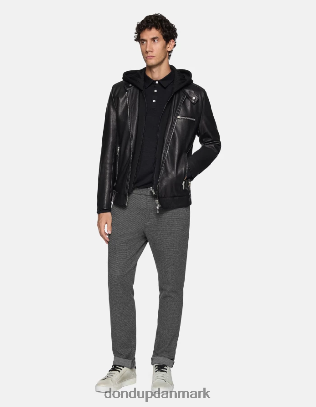 gaubert slim fit jerseybukser Mænd 0XD0D0790 sort DONDUP beklædning