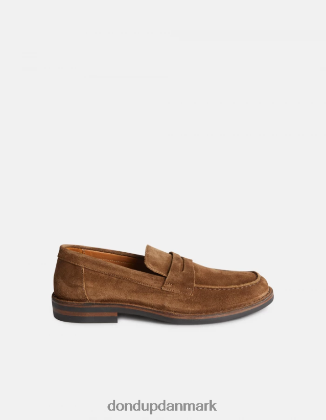 loafers i splitlæder Mænd 0XD0D0972 kaki DONDUP tilbehør
