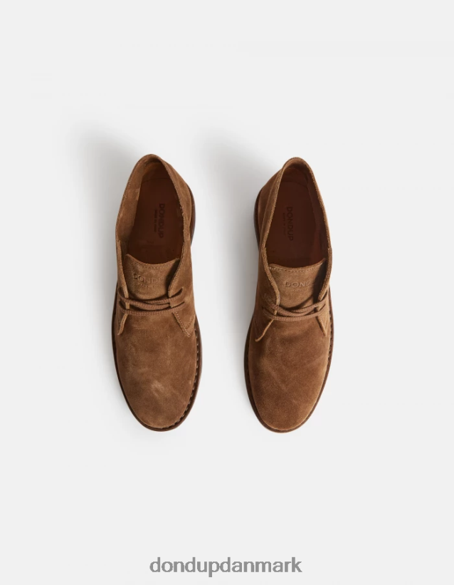 ankelstøvler i splitlæder Mænd 0XD0D0973 kaki DONDUP fodtøj