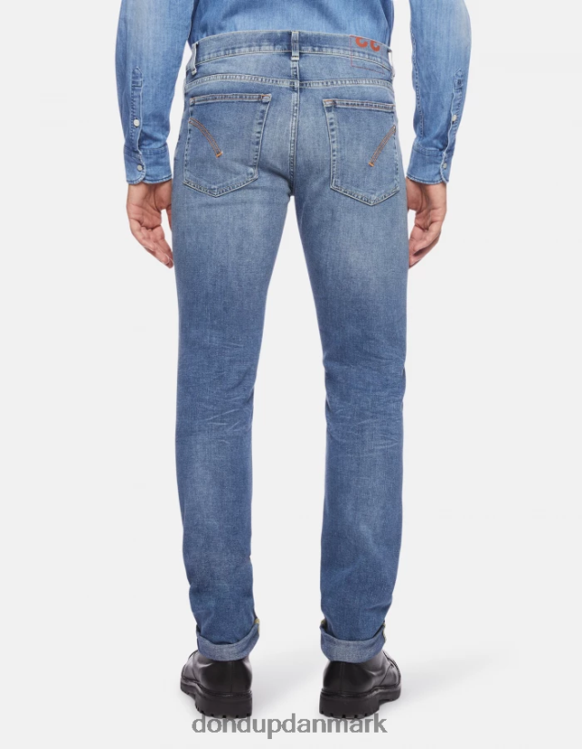 hans regular-fit jeans i stretchdenim Mænd 0XD0D0595 blå DONDUP beklædning