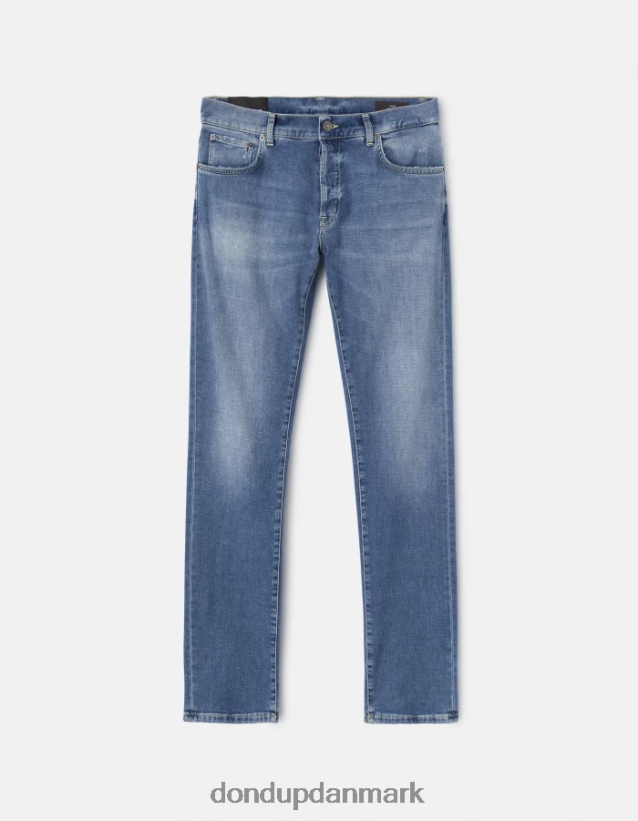 hans regular-fit jeans i stretchdenim Mænd 0XD0D0595 blå DONDUP beklædning