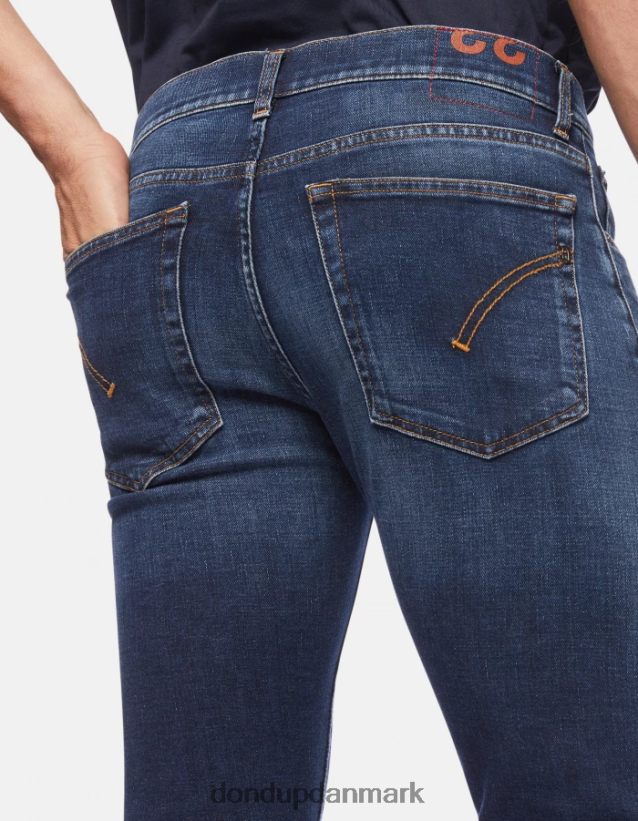 hans regular-fit jeans i stretchdenim Mænd 0XD0D0600 blå DONDUP beklædning