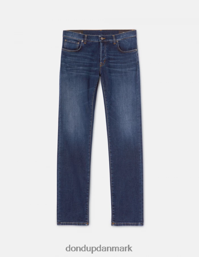 hans regular-fit jeans i stretchdenim Mænd 0XD0D0600 blå DONDUP beklædning