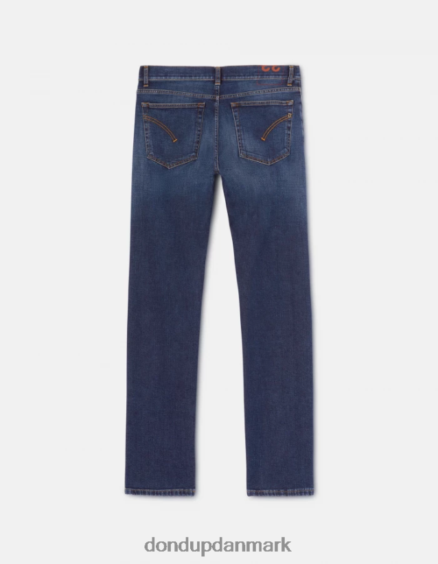 hans regular-fit jeans i stretchdenim Mænd 0XD0D0600 blå DONDUP beklædning