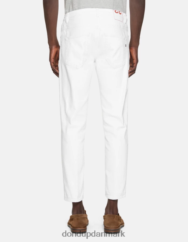 Brighton carrot-fit jeans i bull stretch denim Mænd 0XD0D0589 hvid DONDUP beklædning