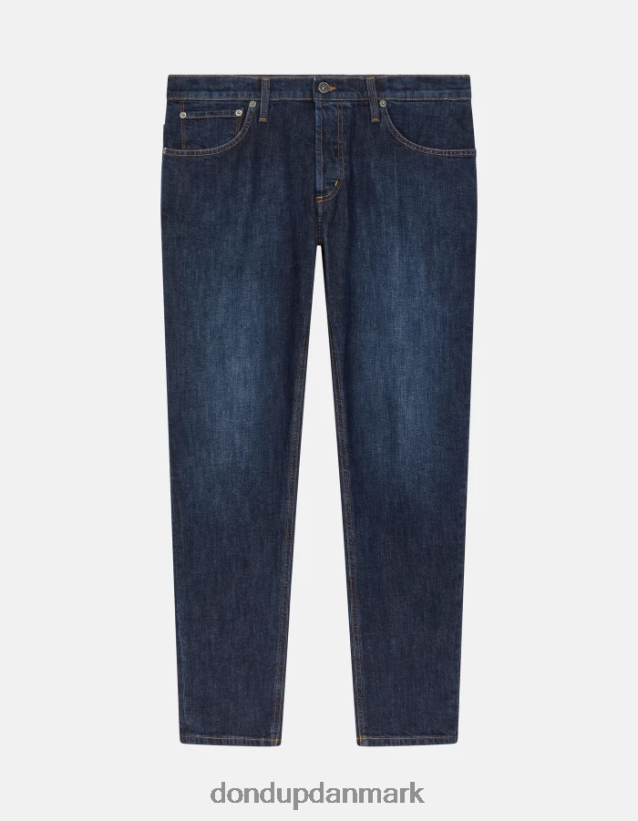 Brighton carrot-fit stretch denim jeans Mænd 0XD0D0566 blå DONDUP beklædning