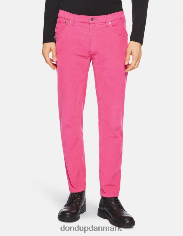 Brighton fløjlsbukser i gulerodspasform Mænd 0XD0D0569 orkidé DONDUP beklædning