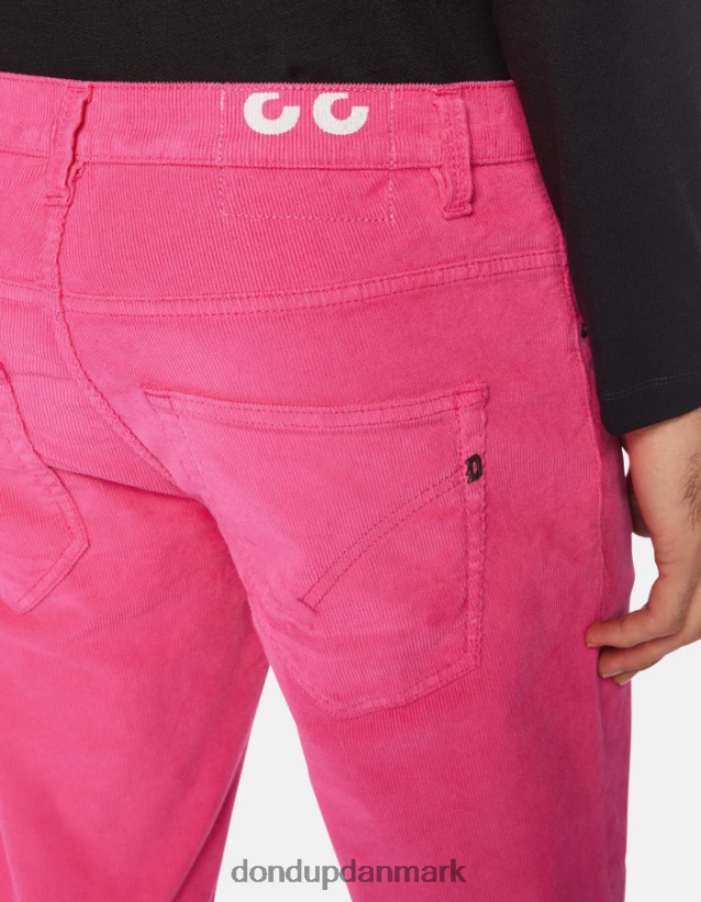 Brighton fløjlsbukser i gulerodspasform Mænd 0XD0D0569 orkidé DONDUP beklædning