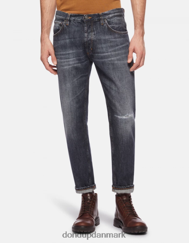 Brighton gulerodspasform stive denim jeans Mænd 0XD0D0657 blå DONDUP beklædning