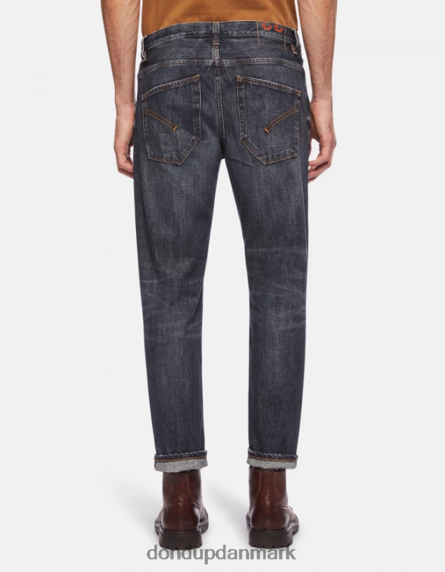 Brighton gulerodspasform stive denim jeans Mænd 0XD0D0657 blå DONDUP beklædning