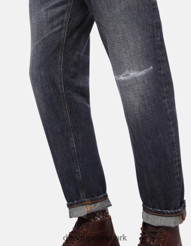 Brighton gulerodspasform stive denim jeans Mænd 0XD0D0657 blå DONDUP beklædning