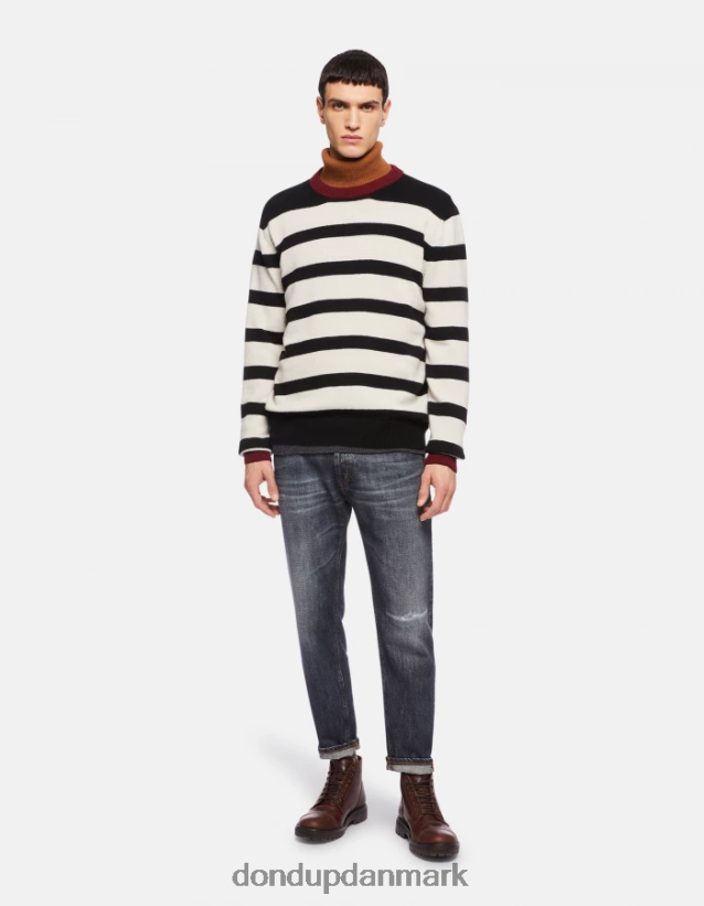 Brighton gulerodspasform stive denim jeans Mænd 0XD0D0657 blå DONDUP beklædning