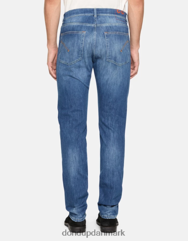 dian carrot-fit 34-tommer jeans i stretch-denim Mænd 0XD0D0577 blå DONDUP beklædning