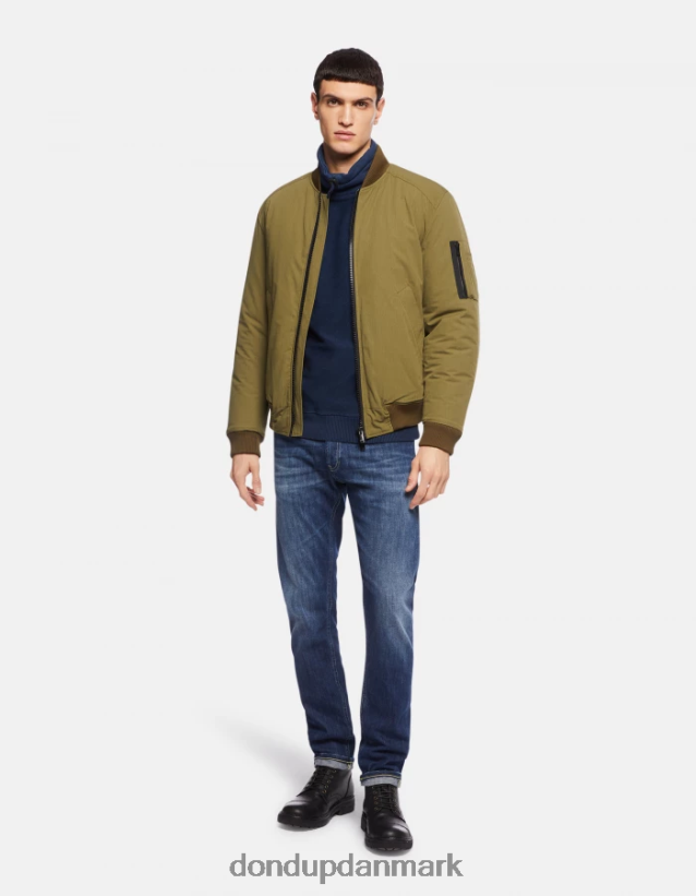 dian carrot-fit 34-tommer jeans i stretch-denim Mænd 0XD0D0654 blå DONDUP beklædning