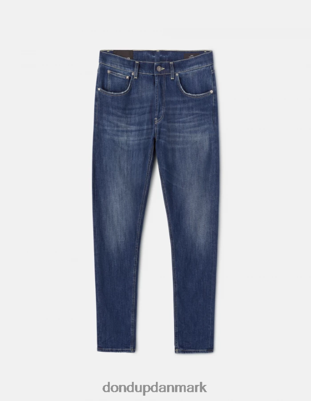 dian carrot-fit 34-tommer jeans i stretch-denim Mænd 0XD0D0654 blå DONDUP beklædning