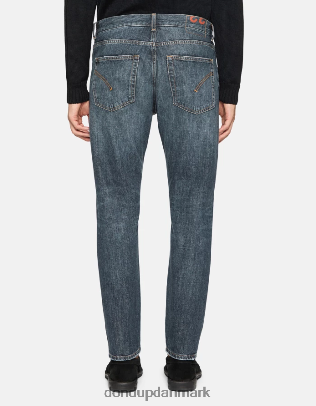 dian carrot-fit jeans i stiv denim Mænd 0XD0D0607 blå DONDUP beklædning