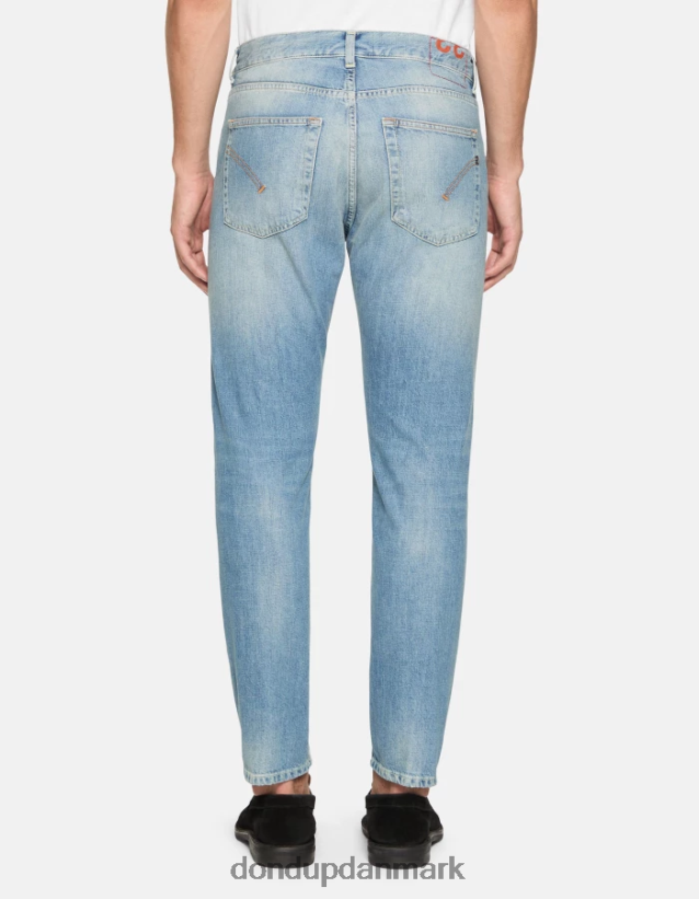 dian carrot-fit jeans i stiv denim Mænd 0XD0D0612 blå DONDUP beklædning