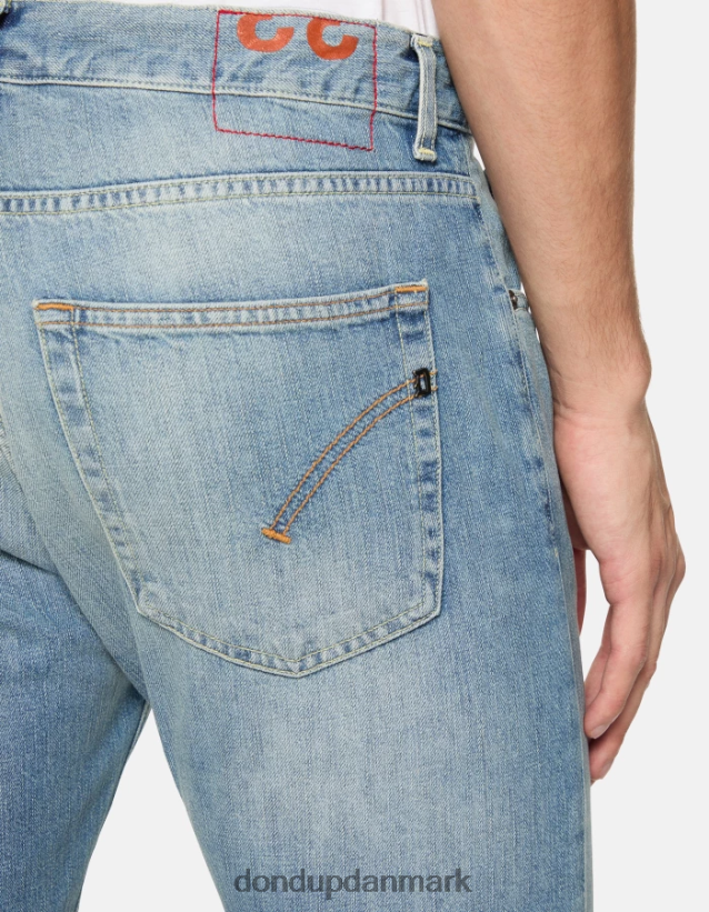dian carrot-fit jeans i stiv denim Mænd 0XD0D0612 blå DONDUP beklædning