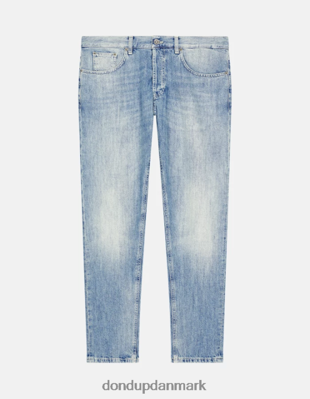 dian carrot-fit jeans i stiv denim Mænd 0XD0D0612 blå DONDUP beklædning