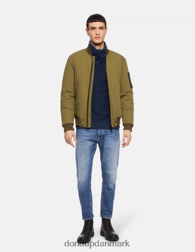 dian carrot-fit jeans i stiv denim Mænd 0XD0D0653 blå DONDUP beklædning