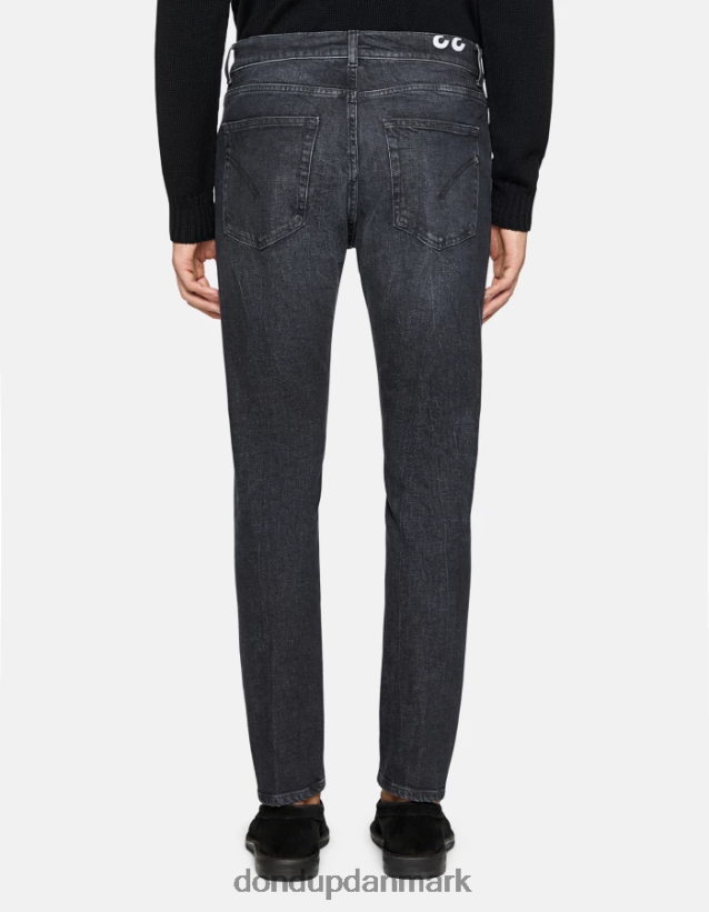 dian carrot-fit jeans i stretchdenim Mænd 0XD0D0555 sort DONDUP beklædning