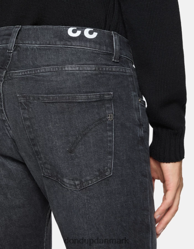 dian carrot-fit jeans i stretchdenim Mænd 0XD0D0555 sort DONDUP beklædning