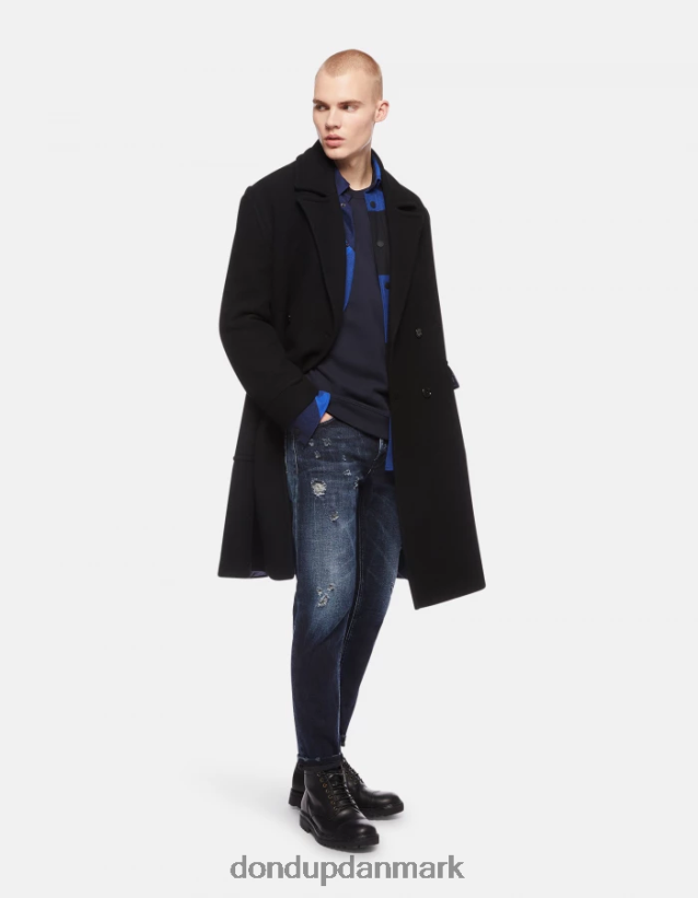 dian carrot-fit jeans i stretchdenim Mænd 0XD0D0656 blå tuareg DONDUP beklædning