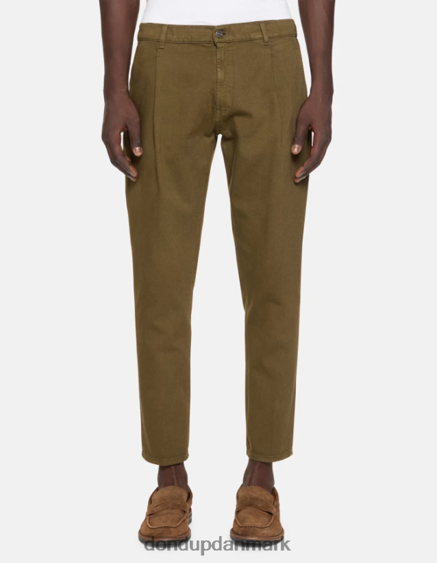 paul carrot-fit jeans i bull stretch denim Mænd 0XD0D0626 militærgrøn DONDUP beklædning