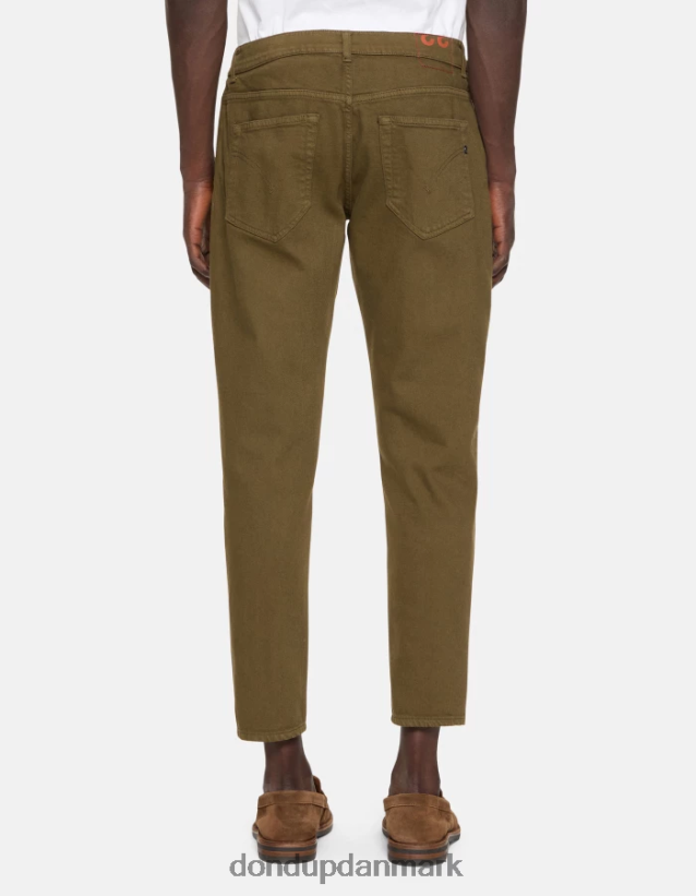 paul carrot-fit jeans i bull stretch denim Mænd 0XD0D0626 militærgrøn DONDUP beklædning