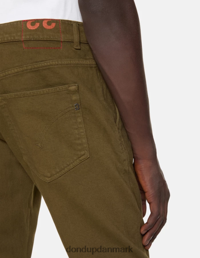 paul carrot-fit jeans i bull stretch denim Mænd 0XD0D0626 militærgrøn DONDUP beklædning