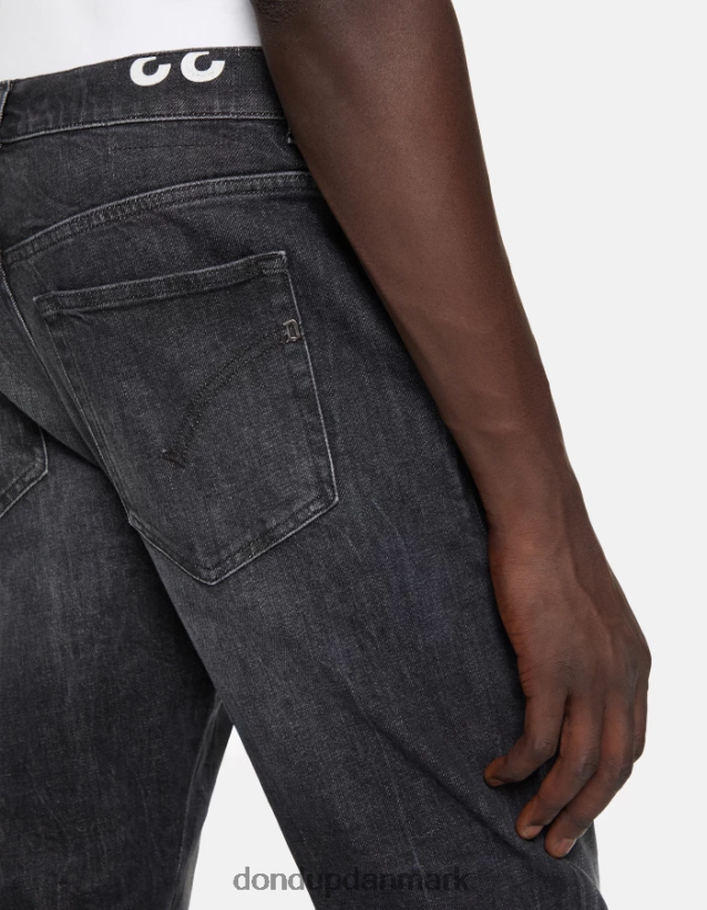 paul carrot-fit jeans i stretchdenim Mænd 0XD0D0610 sort DONDUP beklædning