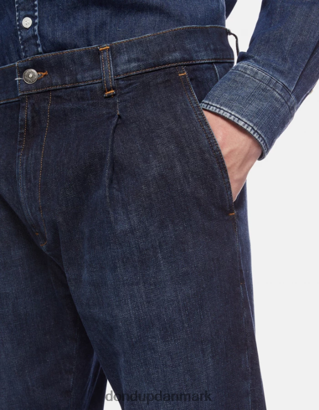 paul carrot-fit jeans i stretchdenim Mænd 0XD0D0655 blå DONDUP beklædning