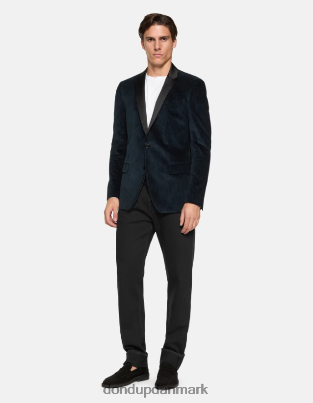 ervin loose-fit 34-tommer jeans i bull stretch denim Mænd 0XD0D0584 sort DONDUP beklædning