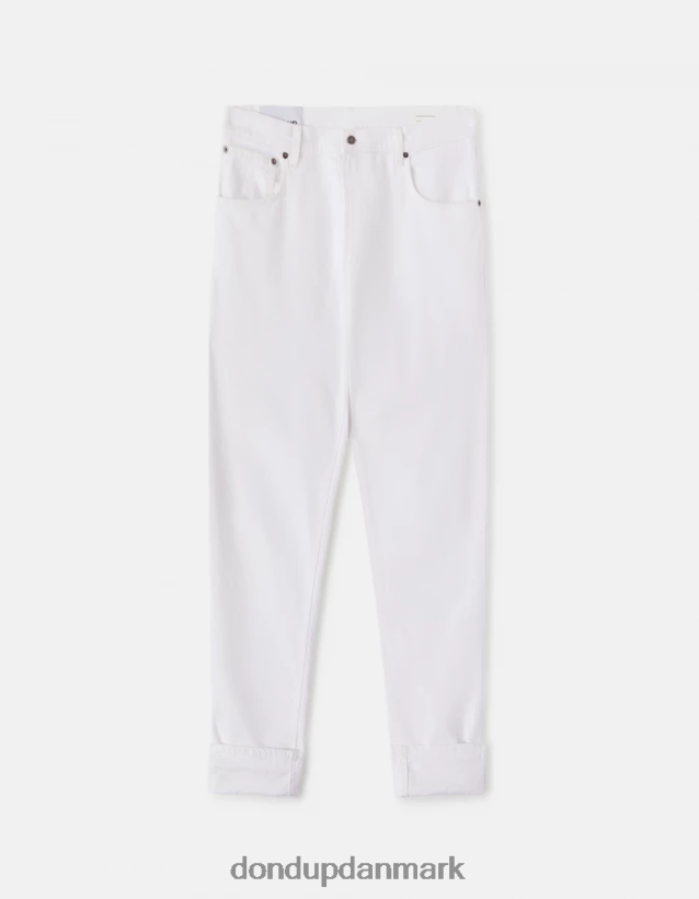 ervin loose-fit 34-tommer jeans i bull stretch denim Mænd 0XD0D0585 hvid DONDUP beklædning