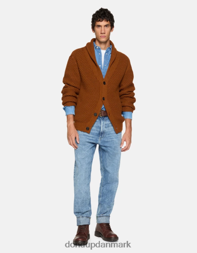 paco jeans med løs pasform i stiv denim Mænd 0XD0D0564 blå DONDUP beklædning