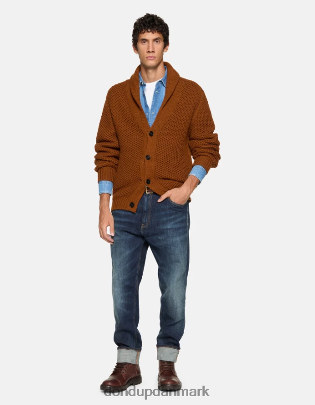 paco jeans med løs pasform i stretchdenim Mænd 0XD0D0571 blå DONDUP beklædning