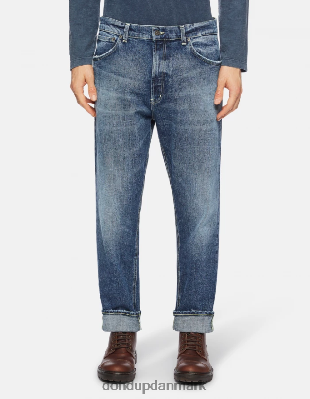 paco jeans med løs pasform i stretchdenim Mænd 0XD0D0618 blå DONDUP beklædning