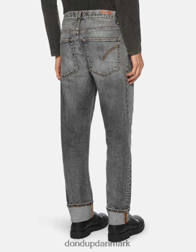 paco loose-fit 34-tommer jeans i stretchdenim Mænd 0XD0D0599 sort DONDUP beklædning