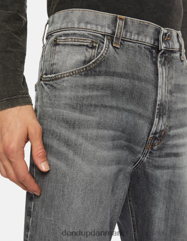 paco loose-fit 34-tommer jeans i stretchdenim Mænd 0XD0D0599 sort DONDUP beklædning